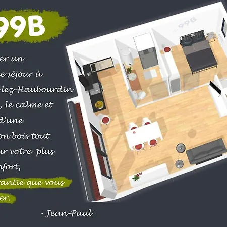 le 99B Modern apartment queen size bed&connected TV Hallennes-lez-Haubourdin Buitenkant foto