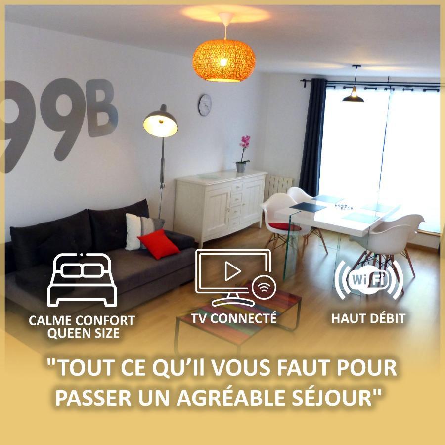 Le 99b Modern Queen Size Bed Connected Tv Hallennes-lez-Haubourdin