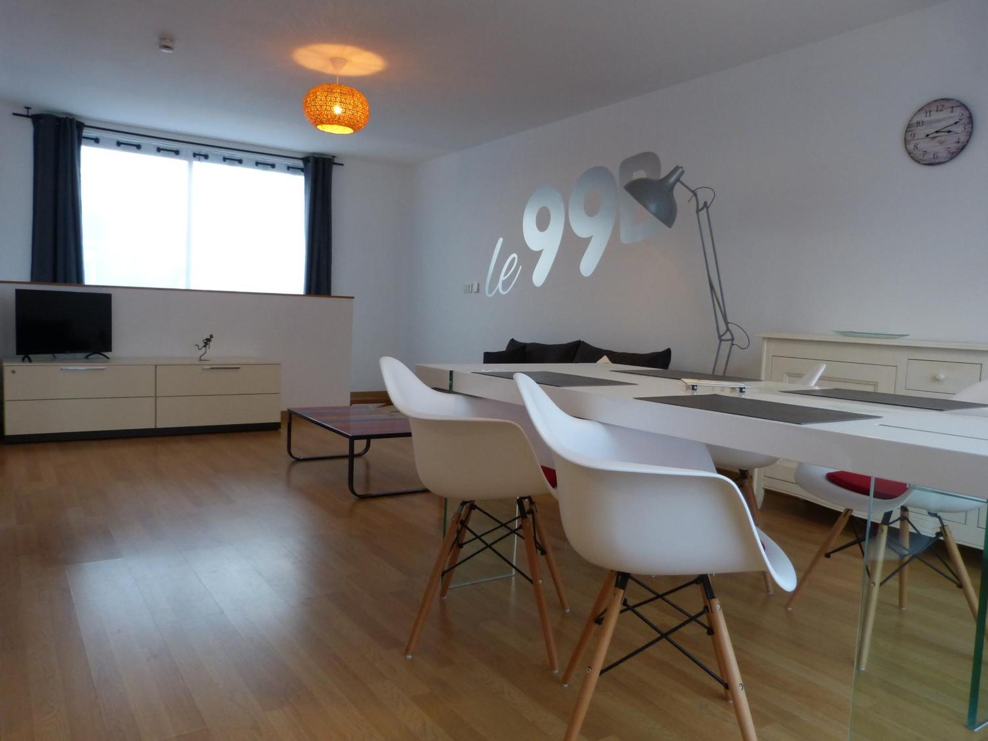 Appartement Le 99b Modern Queen Size Bed Connected Tv *